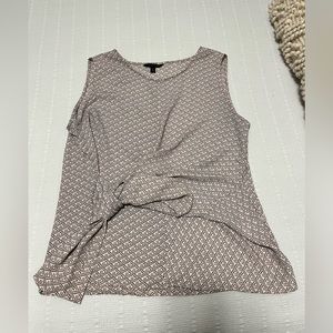Banana republic tie front blouse large